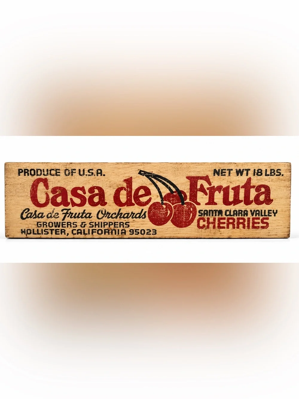 Casa de Fruta Wooden Sign